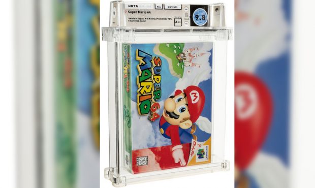 "Super Mario 64" was released in 1996. (Courtesy Heritage Auctions)...