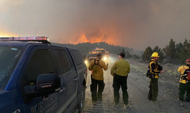 Oregon's Bootleg Fire has more than tripled in size since July 9. (Oregon State Fire Marshall/Twitt...