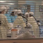 A medical team moves a COVID-19 patient in a Utah hospital. (KSL TV)