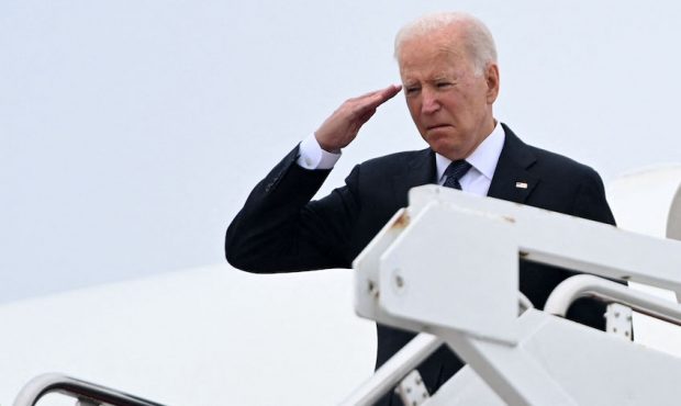 President Joe Biden, pictured here in Maryland, on August, 29 made a solemn trip to Dover Air Force...
