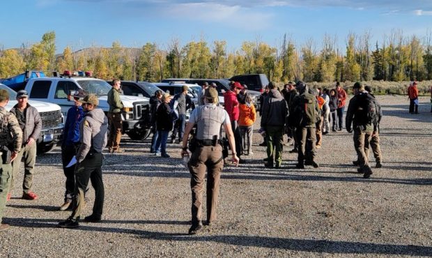 Several law enforcement agencies conducted ground surveys at the Spread Creek Dispersed Camping Are...
