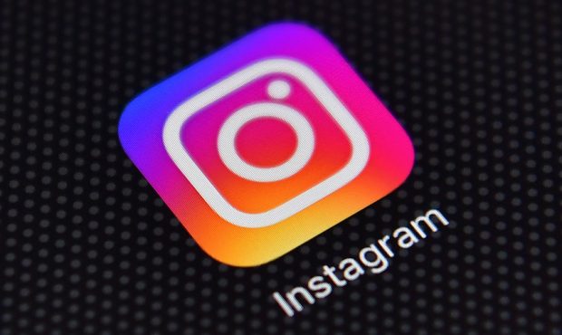 FILE: The Instagram app logo is displayed on an iPhone on Aug. 3, 2016, in London, England.  (Photo...
