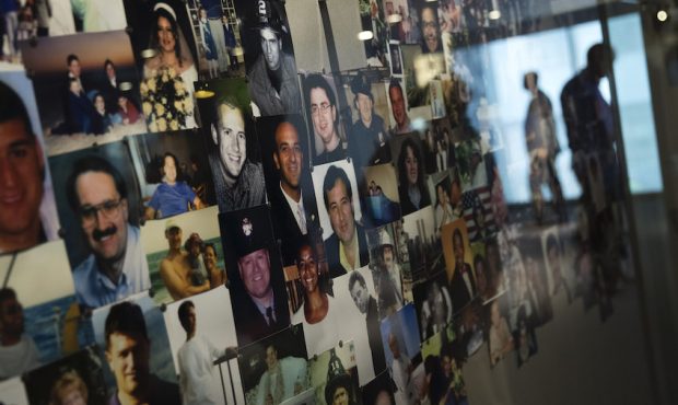 FILE: Photographs of victims are displayed in a room in the new 9/11 Tribute Museum, June 13, 2017 ...
