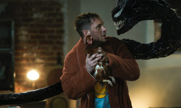 Tom Hardy stars as Eddie Brock/Venom in Columbia Pictures' VENOM: LET THERE BE CARNAGE....