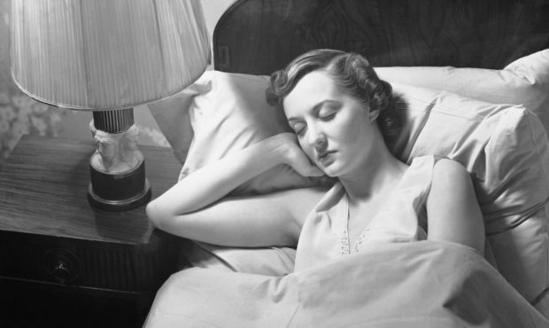 UNITED STATES - CIRCA 1950s:  Woman sleeping in bed.  (Photo by George Marks/Retrofile/Getty Images...