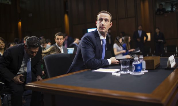 FILE: Facebook co-founder, Chairman and CEO Mark Zuckerberg testifies before a combined Senate Judi...