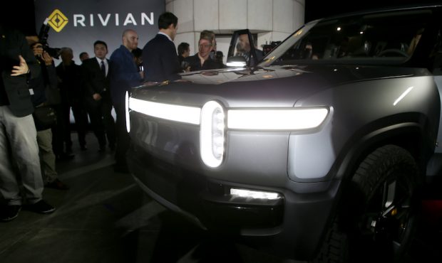 FILE: Interior of vehicle at Rivian Unveils First-Ever Electric Adventure Vehicle Before Its Offici...