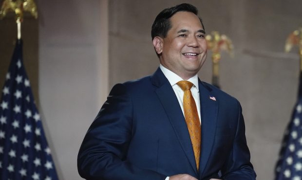 FILE: Attorney General of Utah Sean Reyes arrives onstage to pre-record his address to the Republic...
