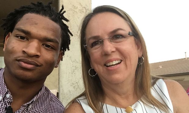Jamal Hinton and Wanda Dench will enjoy a Thanksgiving meal together for a sixth year after an acci...