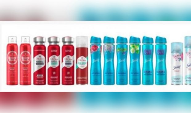 Procter & Gamble Co. issued a recall for more than a dozen Old Spice and Secret-branded aerosol deo...