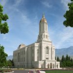 Rendering of the Smithfield Utah Temple. (The Church of Jesus Christ of Latter-day Saints)
