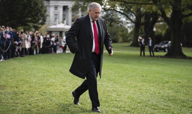 FILE: White House Chief of Staff Mark Meadows walks along the South Lawn before President Donald Tr...