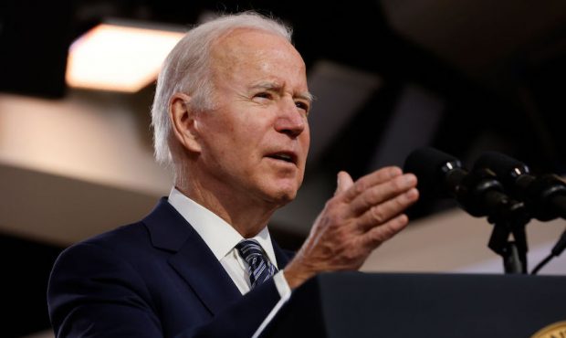 FILE PHOTO: U.S. President Joe Biden delivers closing remarks for the White House's virtual Summit ...