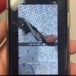 A Snapchat of a gun taken in West High School Monday morning. 