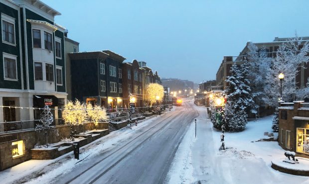 Park City Utah had significant snow on Dec. 9, 2021 (Jed Boal)...