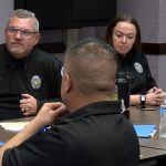 Ogden school resource officers went back to class to learn about connecting with teens. (Winston Armani, KSL TV)