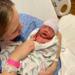 Bethany England holds her daughter, Piper, who was born an Intermountain Logan Regional Hospital. (Intermountain Healthcare)