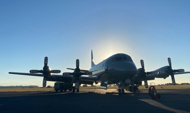 In this photo provided by the New Zealand Defense Force, an Orion aircraft is prepared at a base in...