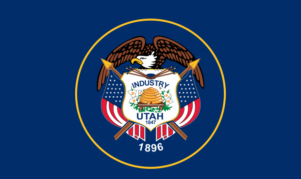 Utah state flag from 2011-2022...
