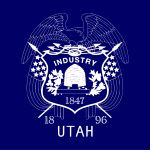 Utah state flag from 1903-11.