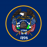 Utah state flag from 1922-2011.