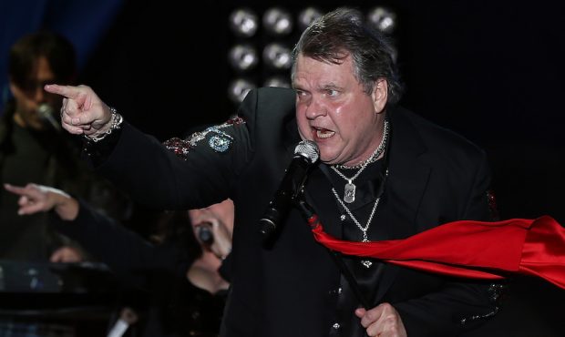 FILE: Musician Meat Loaf performs during a campaign rally for Republican presidential candidate, fo...