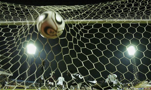 FILE PHOTO: ISMAILIA, EGYPT - JANUARY 31: Gabriel Issah of Ghana heads the ball into his own net to...