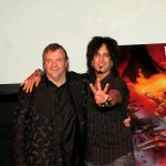 NEW YORK - JULY 31: (L-R) Musicians Meat Loaf and Nikki Sixx attend the Press conference for Meat Loaf's ''Bat Out Of Hell 3'' Listening Party at Avalon July 31, 2006 in New York City. (Photo by Donald Bowers/Getty Images)