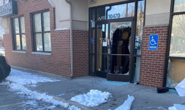A South Jordan guitar store was discovered damaged and robbed on Monday, Jan. 3, 2022. Police are a...