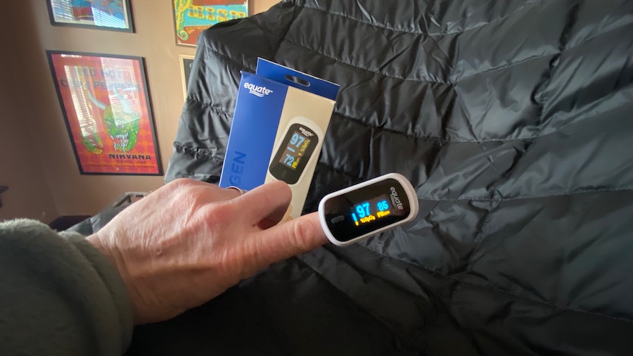 Equate Fingertip Pulse Oximeter, Oxygen Level Pulse Rate 