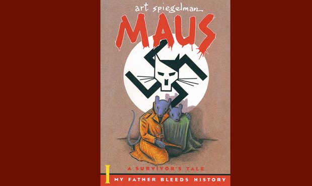 This cover image released by Pantheon shows "Maus" a graphic novel by Art Spiegelman. A Tennessee s...