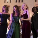 (from left) Graciela (Penélope Cruz), Mason “Mace” (Jessica Chastain), Marie (Diane Kruger) and Khadijah (Lupita Nyong'o) in The 355, co-written and directed by Simon Kinberg.
