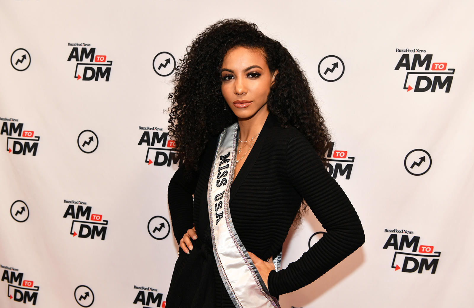 NEW YORK, NEW YORK - FEBRUARY 28: (EXCLUSIVE COVERAGE) Miss USA 2019 Cheslie Kryst visits BuzzFeed'...