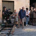 Director Joe Wright and director of photography Seamus McGarvey on the set of CYRANO
Photo credit: Peter Mountain  © 2021 Metro-Goldwyn-Mayer Pictures Inc. All Rights Reserved.