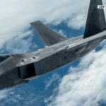  An F-22A Raptor from Langley Air Force Base, Virginia will take part in the Super Bowl flyover. 