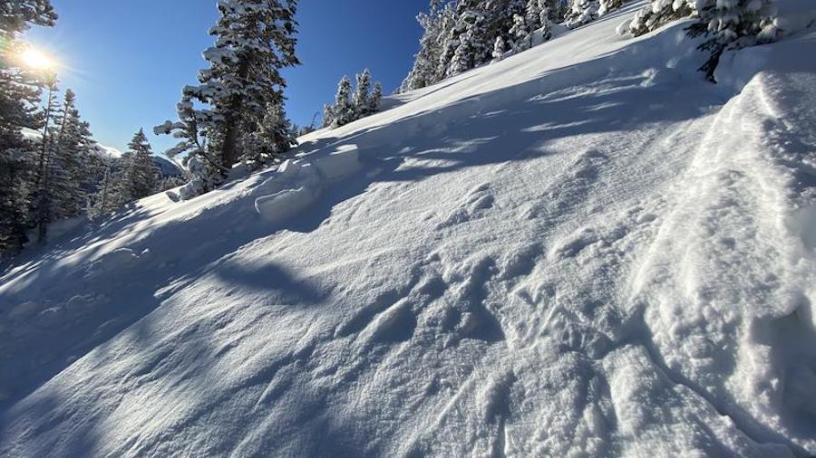Tuesday’s avalanche on Kessler Peak in Big Cottonwood Canyon. (Nick Pearson/Utah Avalanche Center...