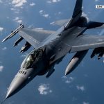 An F-16 Fighting Falcon from Shaw Air Force Base, South Carolina will take part in the Super Bowl flyover. 