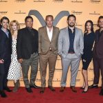 LOS ANGELES, CALIFORNIA - MAY 30: (L-R) Steven Williams, Keith Cox, Wes Bentley, Kelly Reilly, Gil Birmingham, Kevin Costner, Cole Hauser, Kelsey Chow, Luke Grimes, Kent Alterman and Sarah Levy attend Paramount Network's "Yellowstone" Season 2 Premiere Party at Lombardi House on May 30, 2019 in Los Angeles, California. (Photo by Frazer Harrison/Getty Images for Paramount Network)