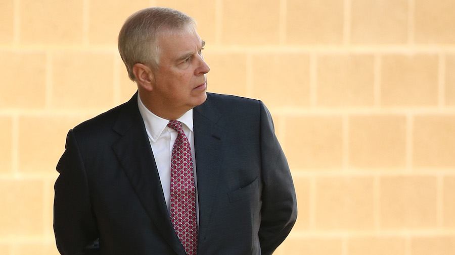 FILE: Prince Andrew looks on after being greeted by Professor Romy Lawson, Provost of Murdoch Unive...