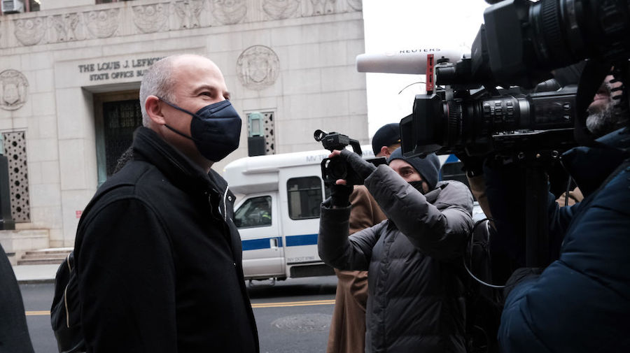 Michael Avenatti arrives at a federal court in Manhattan for a criminal case in which he is accused...