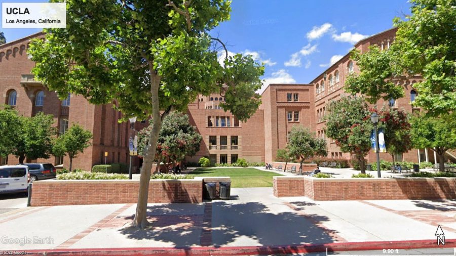 FILE - UCLA campus in Los Angeles (Google Earth Pro)...
