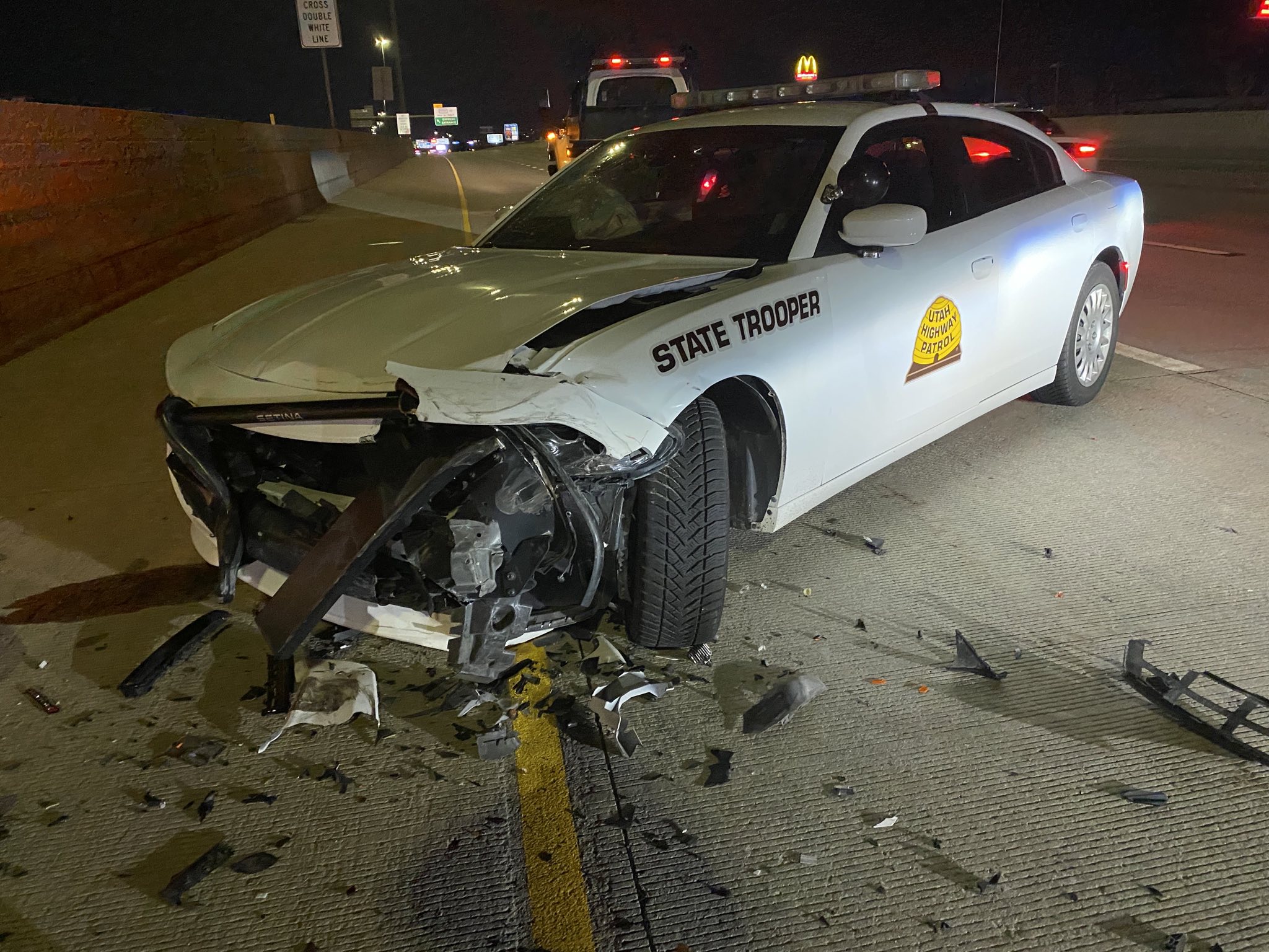 FILE: UHP trooper stops wrong-way driver (Utah Department of Public Safety)...
