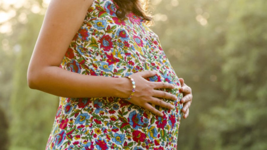 FILE: Image of a pregnant woman. (Deseret News, Sara Reid)...
