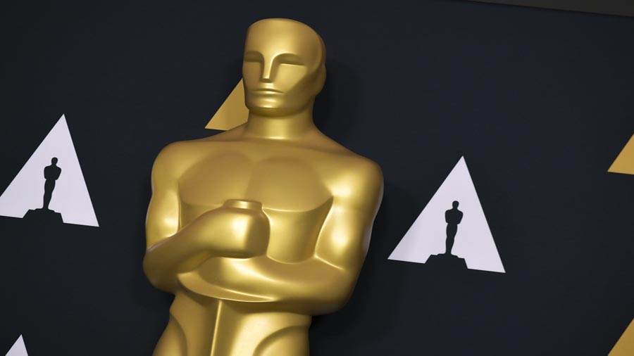 BEVERLY HILLS, CALIFORNIA - MARCH 26: Oscar Statue on display at the 94th Oscars Week Events: Anima...