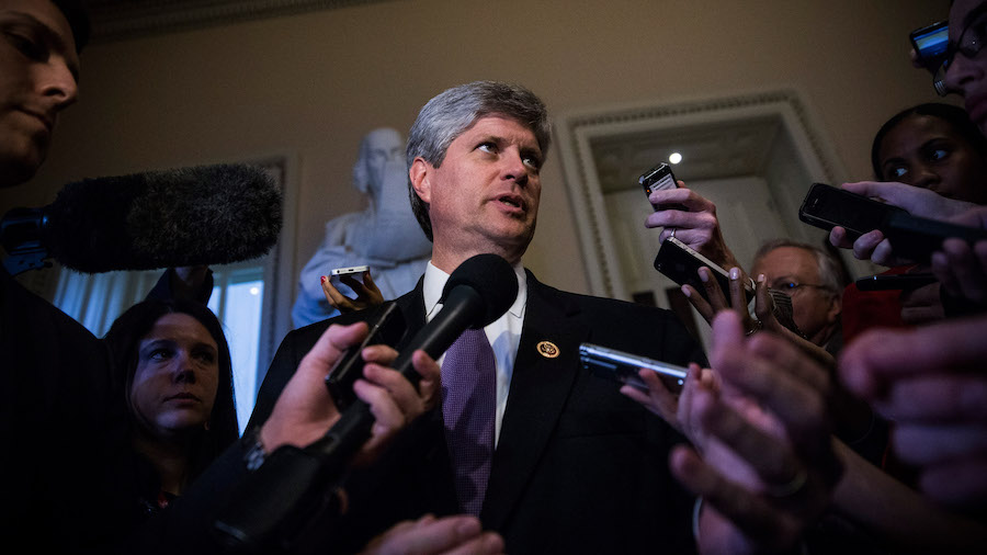 FILE: U.S. Rep. Jeff Fortenberry (R-NE) walks through the Capitol Building on October 15, 2013, in ...