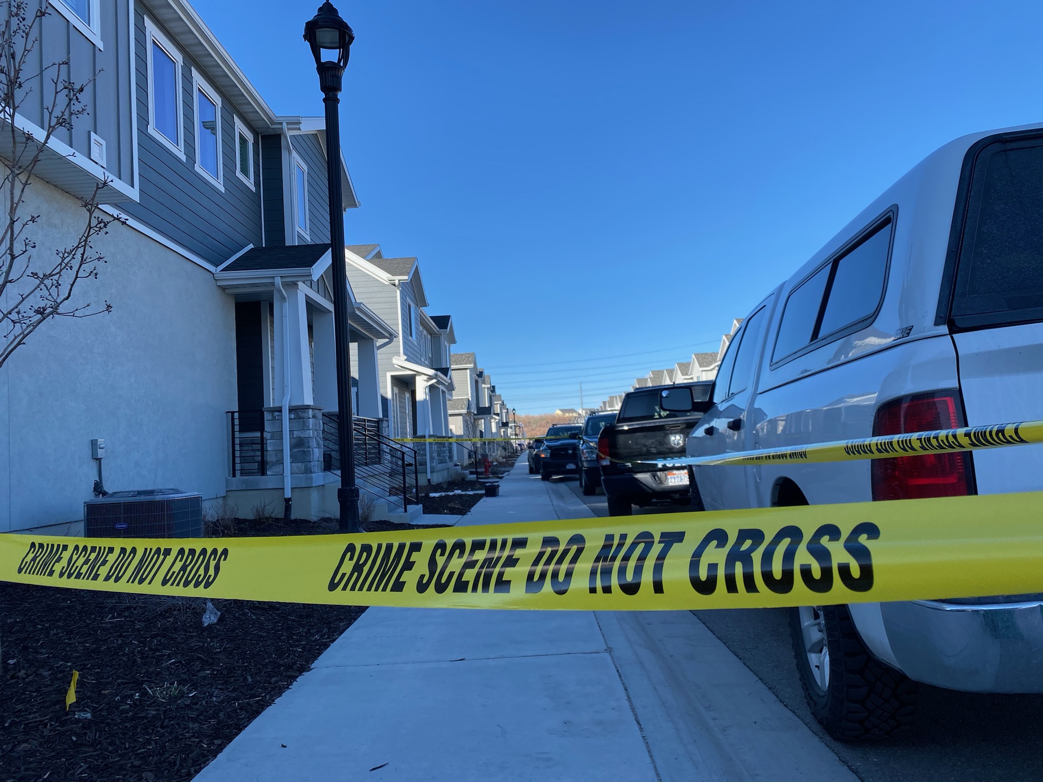 Two bodies were discovered at a residence in Bluffdale, Utah on Thursday, March 10, 2022 (Andrew Ad...