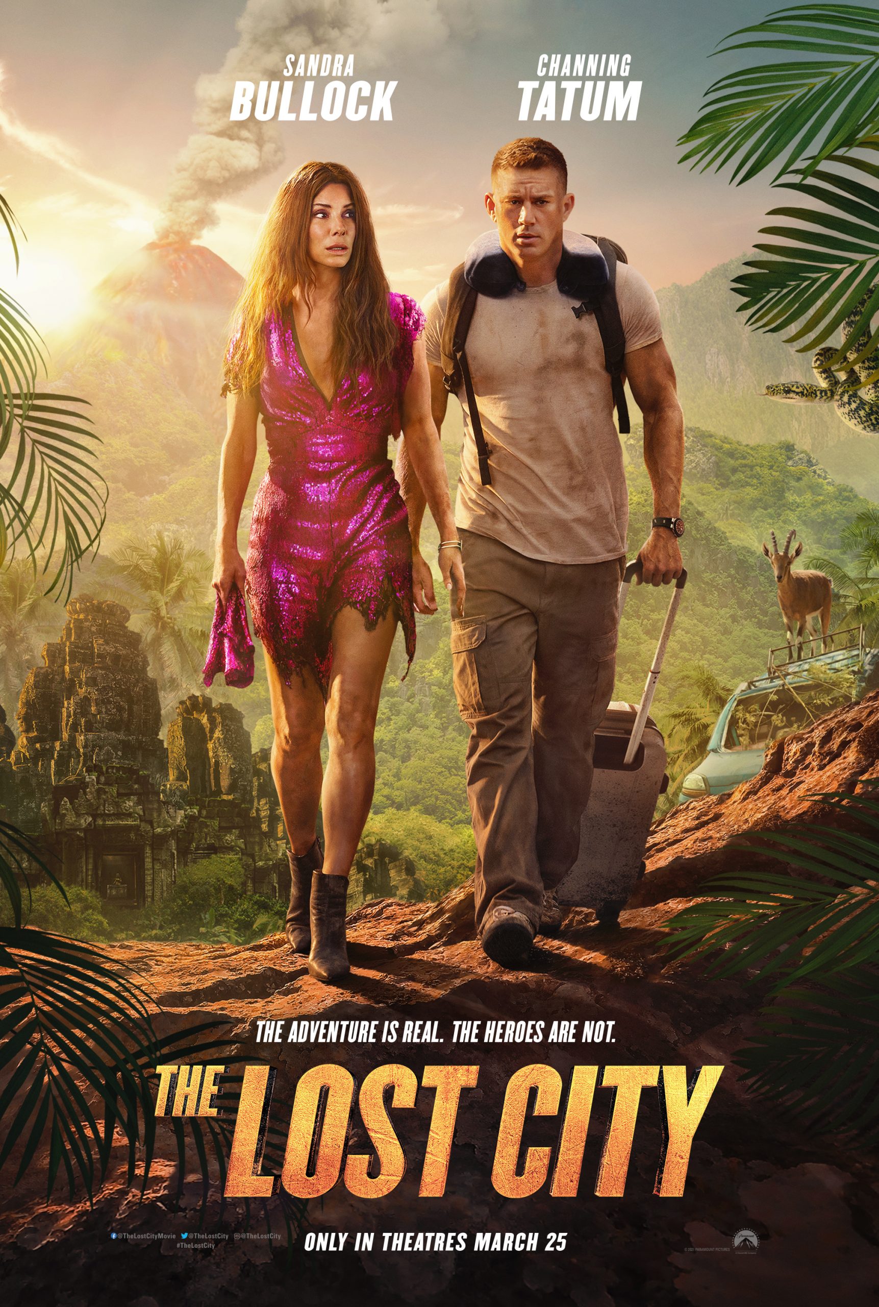REVIEW: 'The Lost City' movie is a silly, fun adventure that plays to the  strengths of its stars Sandra Bullock and Channing Tatum