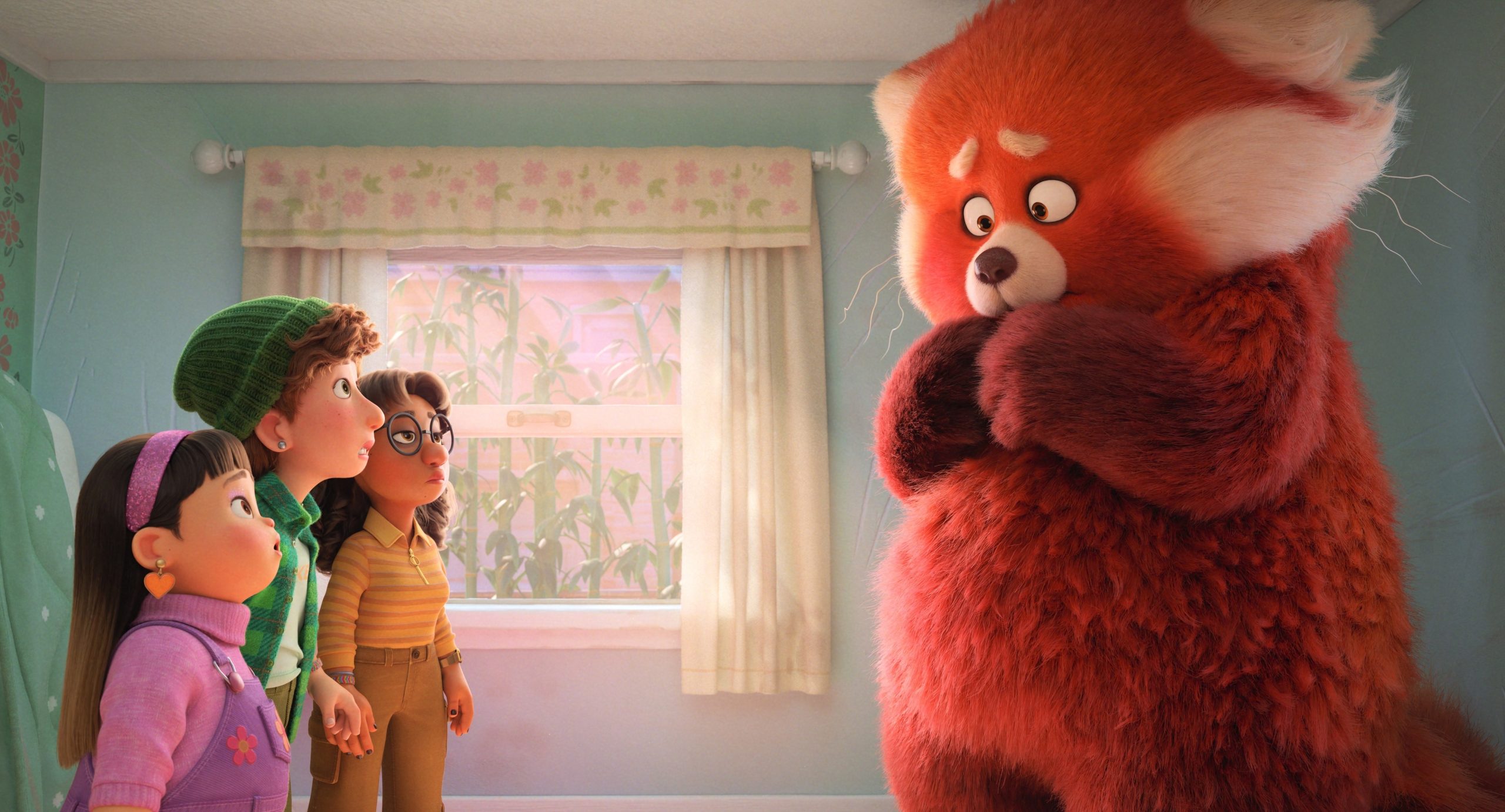 13-year old Mei Lee's friends react to finding out she turns into a giant, red panda when she gets ...
