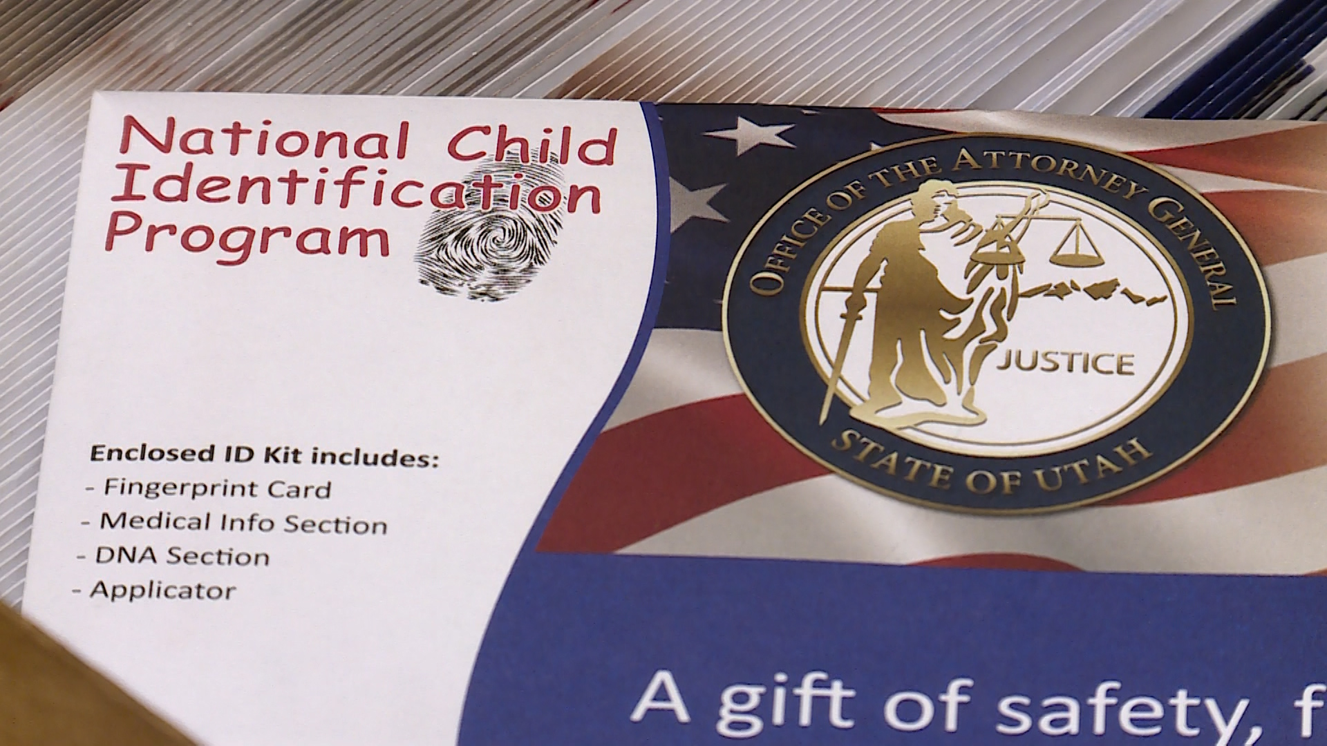 The child ID kits allow parents to have critical information on hand if police need it. (Winston Ar...