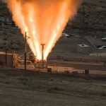 The final full-scale ground test of the abort motor for NASA’s Orion spacecraft Launch Abort System went off without any problems at Northrop Grumman’s Promontory test facility in Utah. (Used by permission, Northrup Gruman)